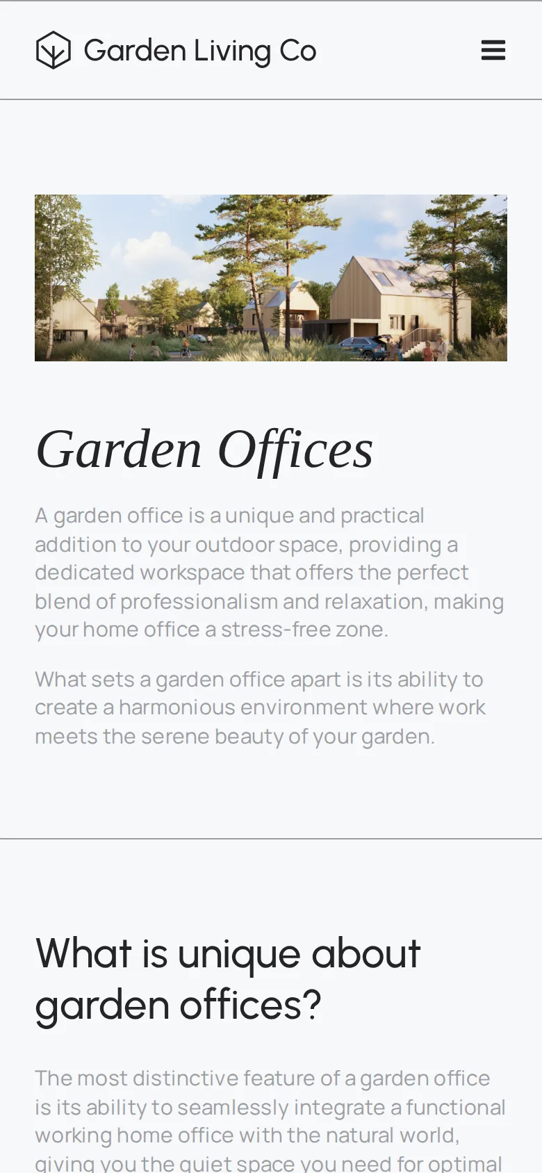 garden living co garden office on mobile