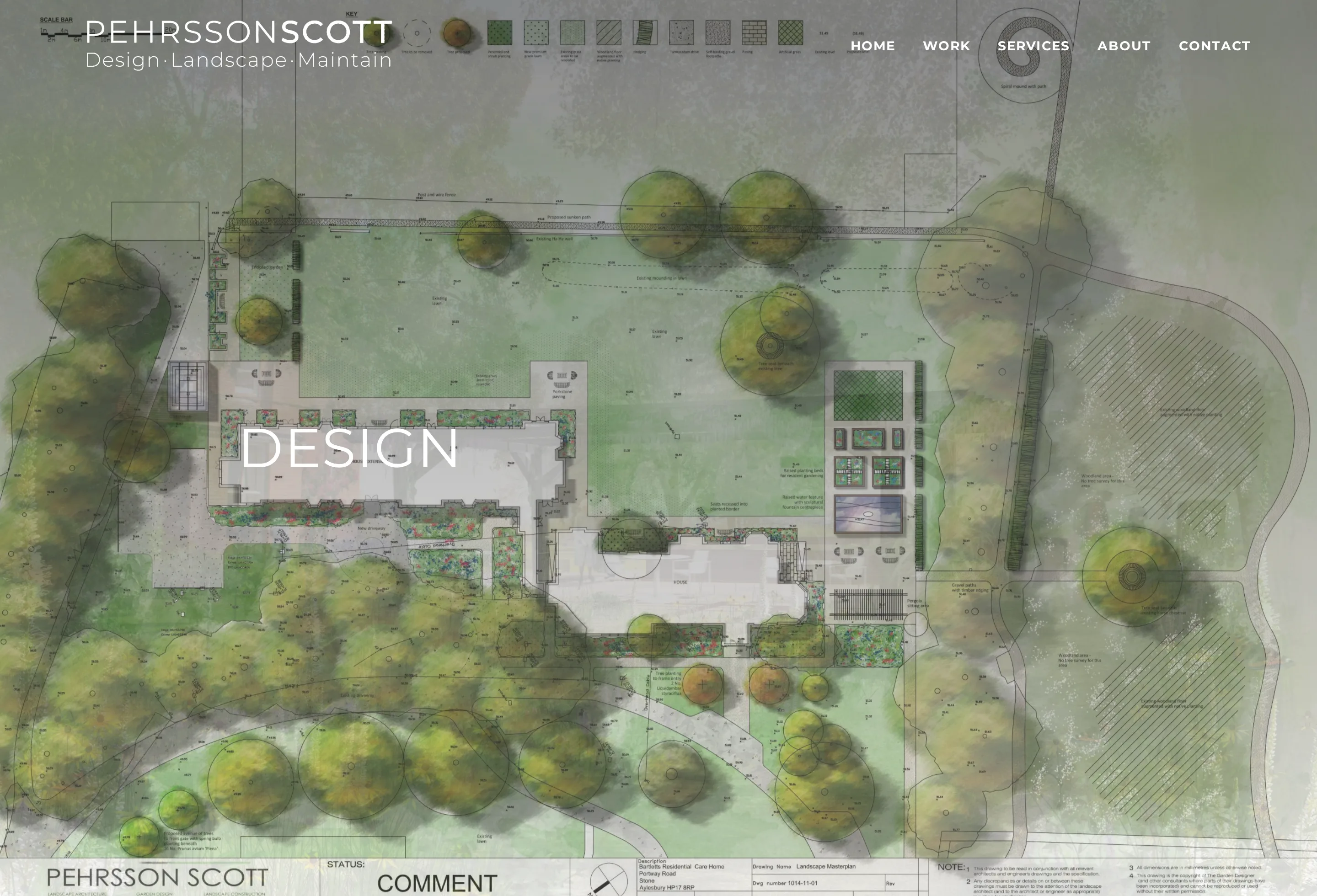 The design service page on the Pehrsson Scott site