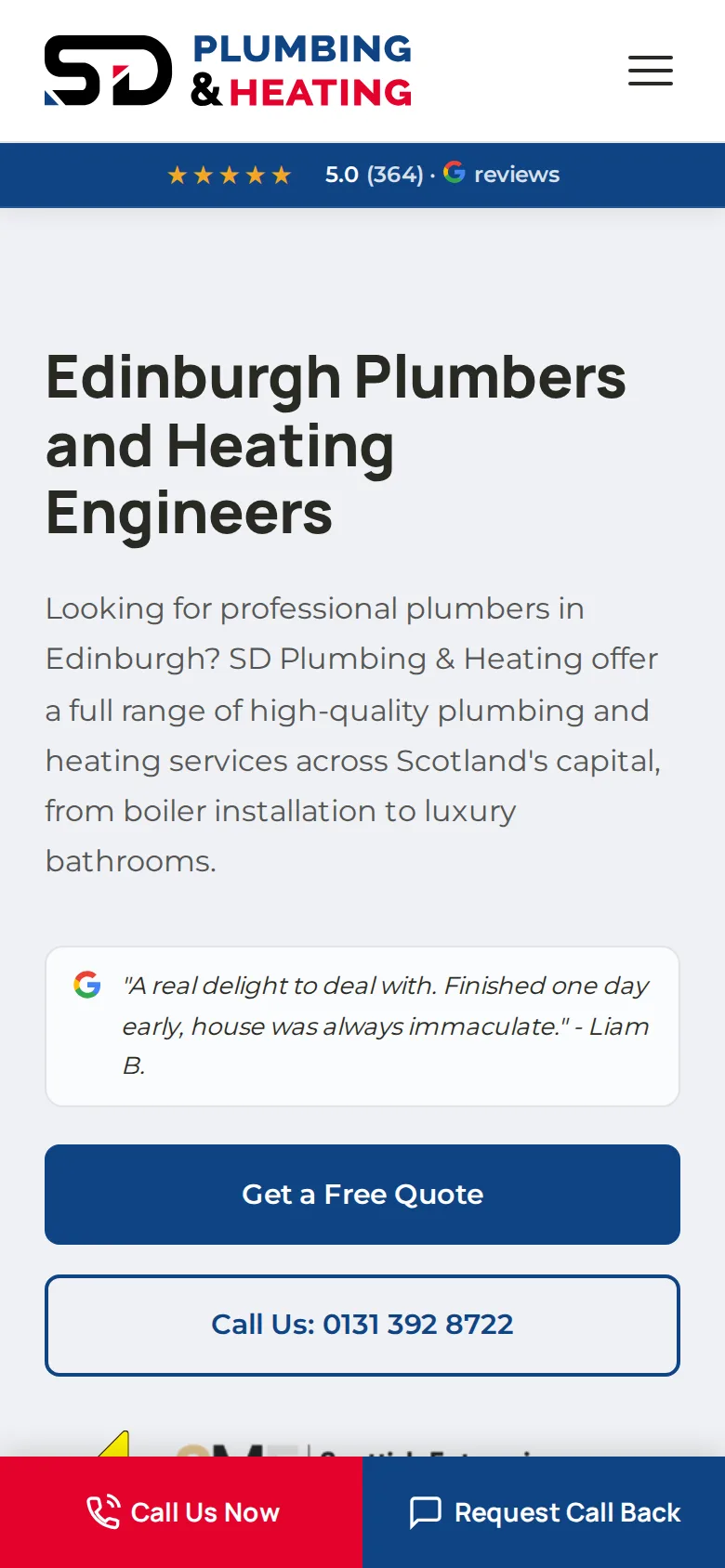 sd plumbing home on mobile